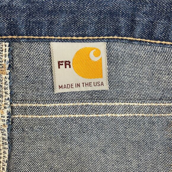 NEW Carhartt Flame Resistant FR Jeans Mens 46x34 Relaxed FRB100 DNM Actual 45x33 - Picture 13 of 13